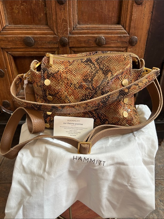Hammitt Handbags - Hammitt Bryant Medium Shoulder Bag in Centerpiece Snake leather, NWT